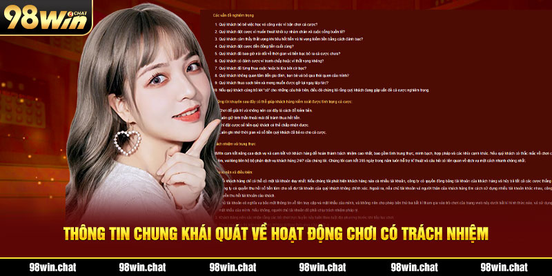 Thông tin chung khái quát về hoạt động chơi có trách nhiệm